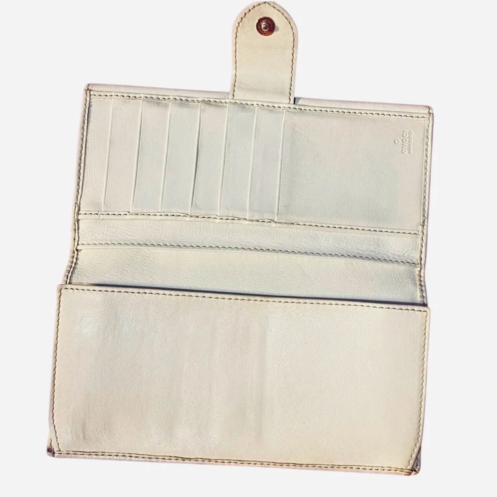 GUCCI Monogram Long Wallet, EUC